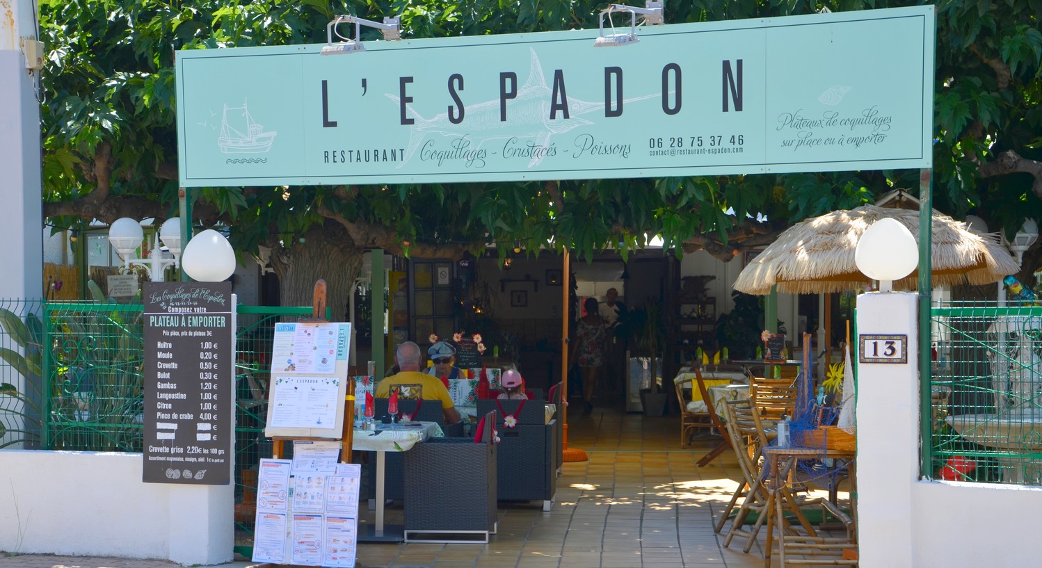 restaurant l'espadon valras exterieur